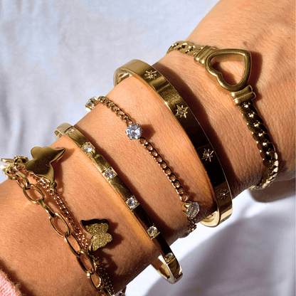 Gia - 18K Gold Plated Bracelet